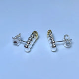 Sterling Silver Logo Stud Earrings Jewelry Holiday Gift
