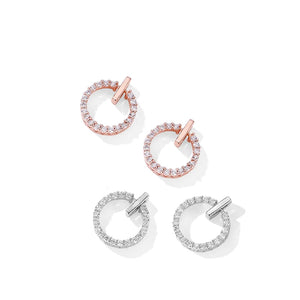 925 Silver Austrian Edition Goose Earrings