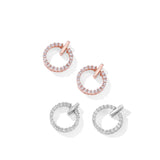 925 Silver Austrian Edition Goose Earrings