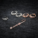 Moroccan Ocean Star Tribal Earrings