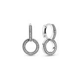 Sterling Silver Feather Wings Heart Earrings Women's Gift