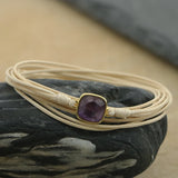 Sun Stone Charm Bracelets for Women - Friendship Wrap Bracelets