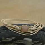 Sun Stone Charm Bracelets for Women - Friendship Wrap Bracelets