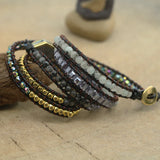 Boho Beads 5 Strands Wraps Bracelet Bangle Women Gift