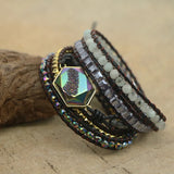 Boho Beads 5 Strands Wraps Bracelet Bangle Women Gift