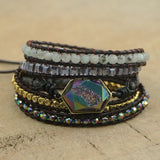 Boho Beads 5 Strands Wraps Bracelet Bangle Women Gift