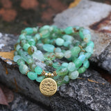Natural Australia Jaspe-r Stone Beads Bracelet for Women Girls
