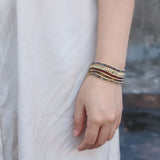 Tiny 3mm Stone Bead Bracelet Women Girls