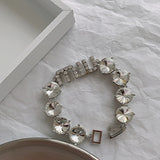 EDY Punk Rhinestone Bracelet Chain For Women