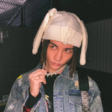 Hip Hop Punk Diamond Pearl Skull Necklace for Men Women