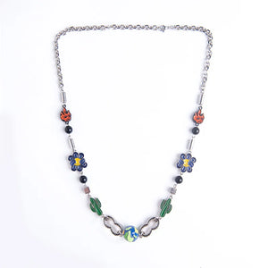 EDY SALUTE ACADEMY Punk Cactus Horseshoe Necklace