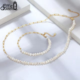 14K Freshwater Pearl Choker Necklace Women 925 Silver Chain GPN13