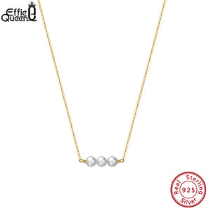 Baroque Pearl Pendant 925 Silver Necklace for Women