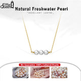 Baroque Pearl Pendant 925 Silver Necklace for Women