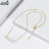 Baroque Pearl Pendant 925 Silver Necklace for Women