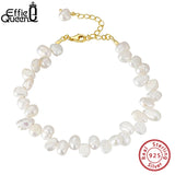 925 Silver Natural Pearl Bracelet Women Freshwater Pearl Val