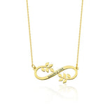 EIEGANT Name Infinity Necklace Stainless Steel Chain Child Pendant Nameplate