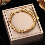 316L Stainless Steel Butterfly Clover Chain Bracelet For Women