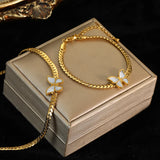 Butterfly Pendant Necklace for Women