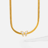 Butterfly Pendant Necklace for Women