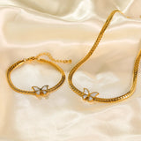 Butterfly Pendant Necklace for Women