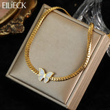 Butterfly Pendant Necklace for Women