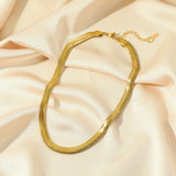 316L Stainless Steel Thick Chain Necklace for Women