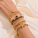 316L Stainless Steel Butterfly Charm Bracelet