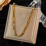 316L Stainless Steel Thick Chain Necklace Women Punk Hip-Hop Jewelry Party