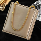 316L Stainless Steel Thick Chain Necklace Women Punk Hip-Hop Jewelry Party