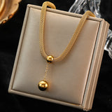316L Stainless Steel Thick Chain Necklace Women Punk Hip-Hop Jewelry Party