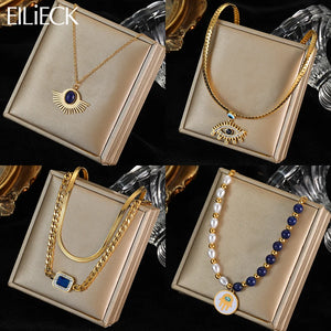 316L Stainless Steel Heart Butterfly Zirconia Necklace for Women