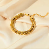 316L Stainless Steel Charm Bracelet Waterproof Bangle Jewelry