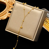 Stainless Steel Snake Bee Butterfly Pendant Necklace Women Girl Neck Chain