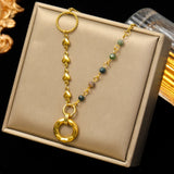 Stainless Steel Snake Bee Butterfly Pendant Necklace Women Girl Neck Chain