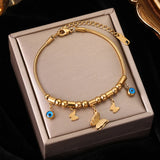 316L Stainless Steel Zircon Charm Bracelet Gift