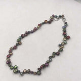 ELEISPL Multicolour Cultured Pearls Necklace Baroque Nugget Beads