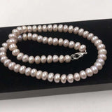 8mm Lavender Freshwater Pearl Necklace