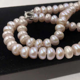 8mm Lavender Freshwater Pearl Necklace