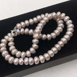 8mm Lavender Freshwater Pearl Necklace