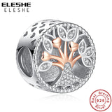 925 Silver LOVE is Forever Family Tree Charm for Bracelet DIY Jewelry