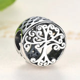 925 Silver LOVE is Forever Family Tree Charm for Bracelet DIY Jewelry