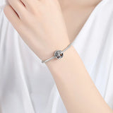 925 Silver LOVE is Forever Family Tree Charm for Bracelet DIY Jewelry
