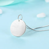 925 Silver Engrave Name Pendant Necklace Personalized Jewelry
