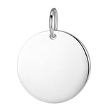 925 Silver Engrave Name Pendant Necklace Personalized Jewelry