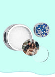 925 Silver Moon & Star Charm Customize Photo Fit Bracelet