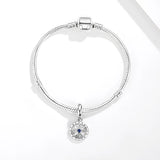 925 Sterling Silver Anise Star Dangle Charm Pendant Bead