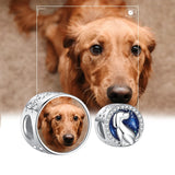 925 Sterling Silver Enamel Dog Charm for Bracelet