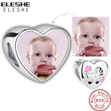 925 Sterling Silver Baby Carriage Beads for Charms Bracelet
