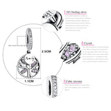 925 Sterling Silver Bead Daisy Flower Clover Heart Charms for Bracelet & Bangle